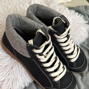 UINKISY Ankle Warm Cotton Shoes Boots